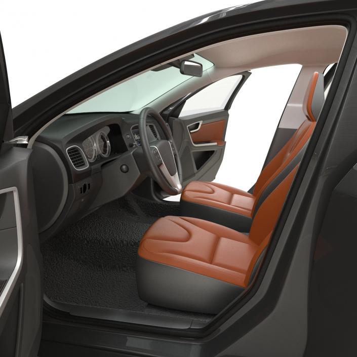 3D Generic Sedan 3 Simple Interior