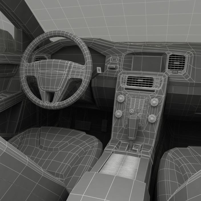 3D model Generic Sedan 3