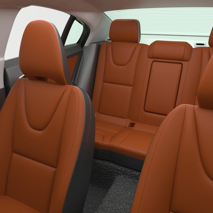 3D Generic Sedan 3 Simple Interior