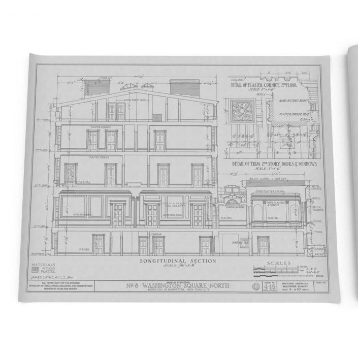 3D model House Blueprints Set