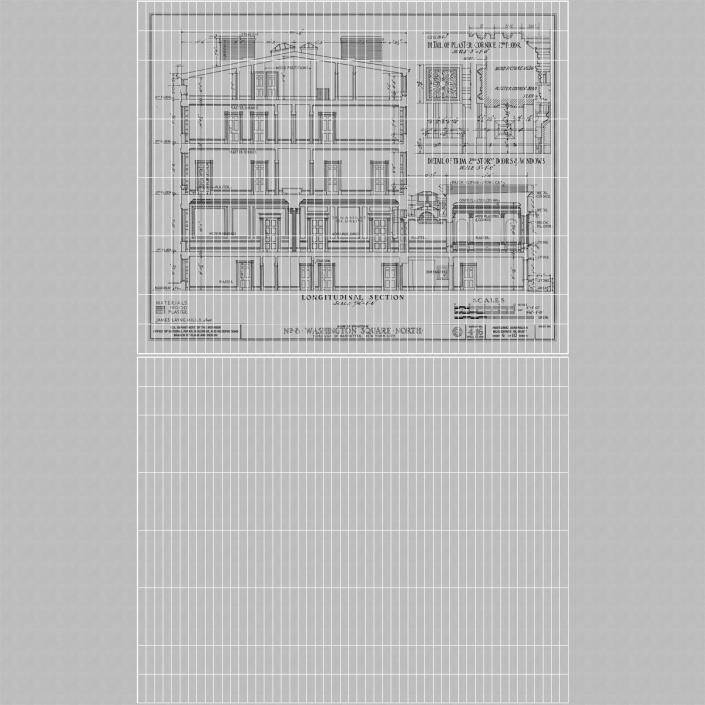 3D model House Blueprints Set