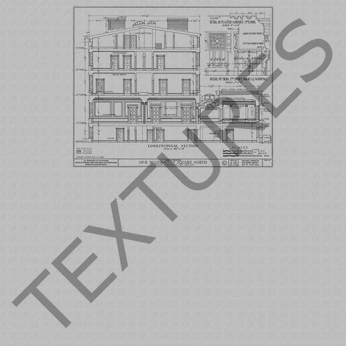 3D model House Blueprints Set