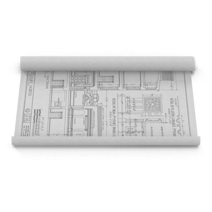 3D House Blueprints 2 model