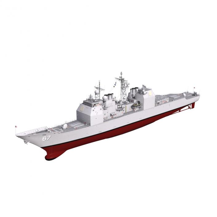 3D Ticonderoga Class Cruiser Shiloh CG-67 model