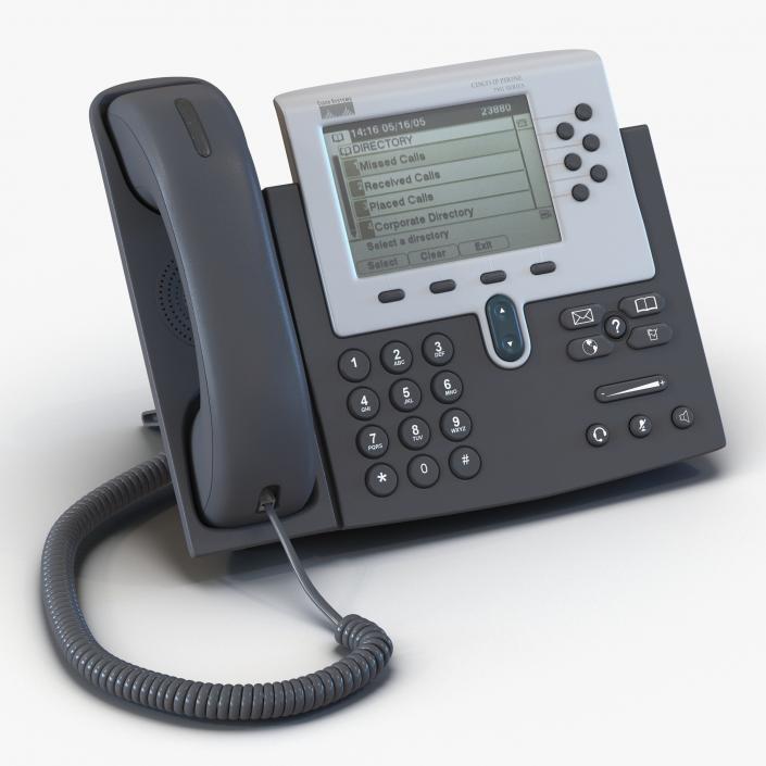 3D Cisco IP Phones Collection 4 model