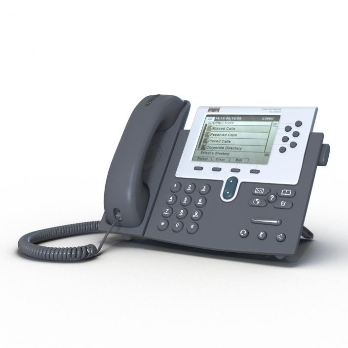 3D Cisco Unified IP Phone 7961G model