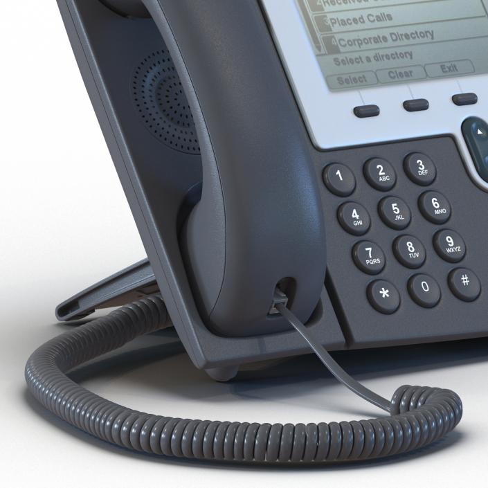 3D Cisco Unified IP Phone 7961G model