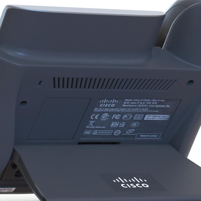 3D Cisco Unified IP Phone 7961G model