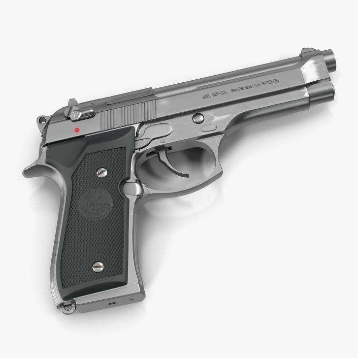 3D Pistols Collection model