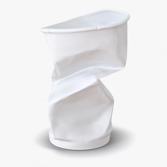 3D Crumpled Drink Cup model