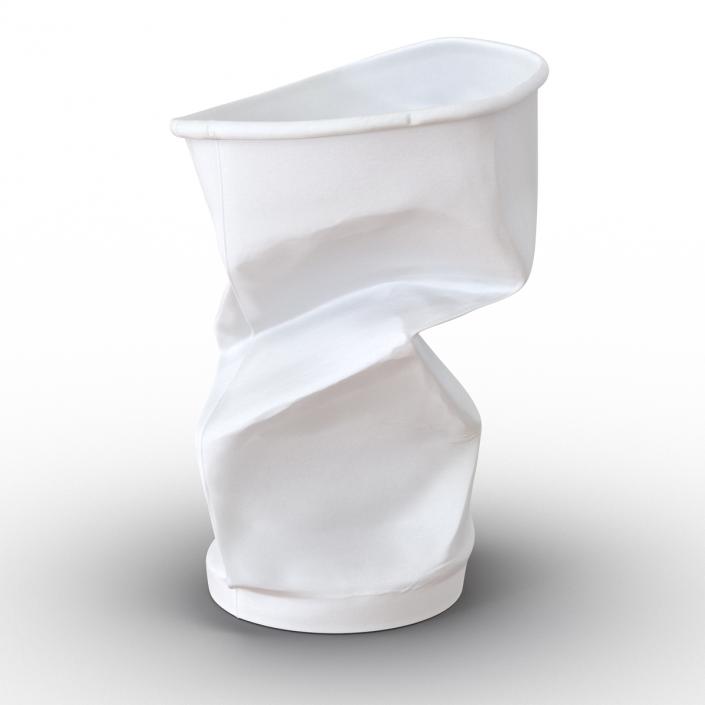 3D Crumpled Drink Cup model