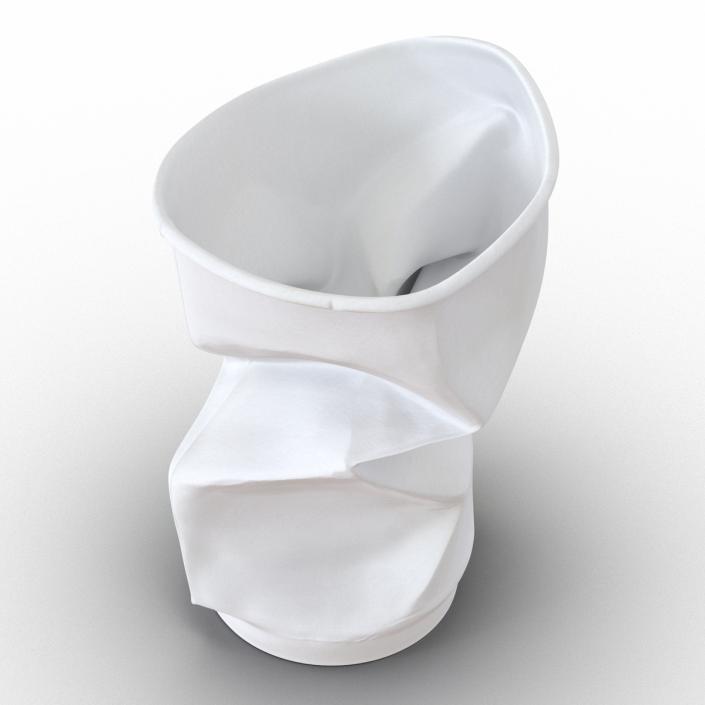 3D Crumpled Drink Cup model