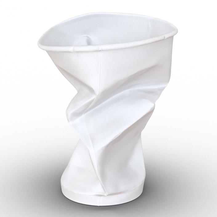 3D Crumpled Drink Cup model