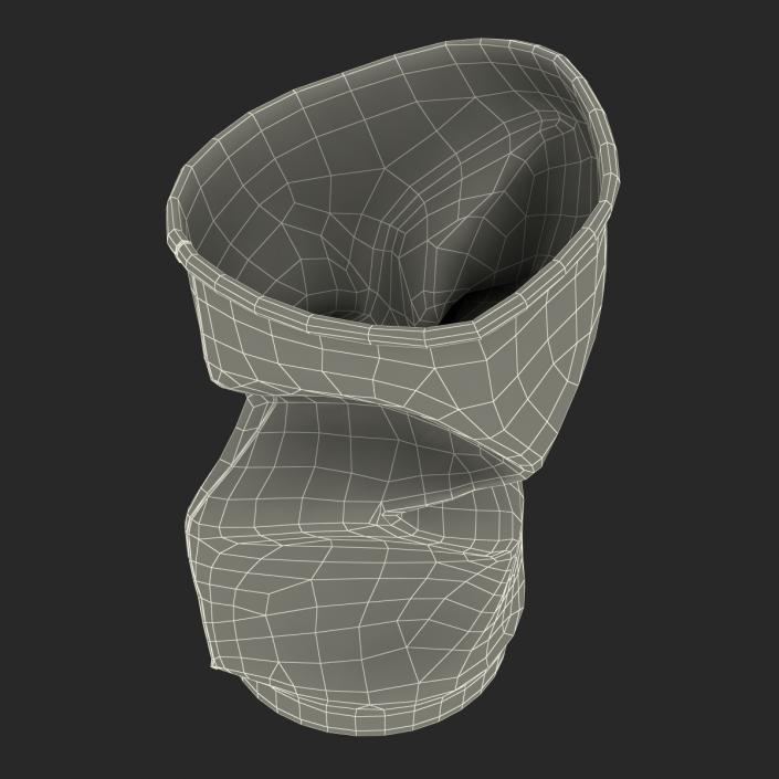 3D Crumpled Drink Cup model