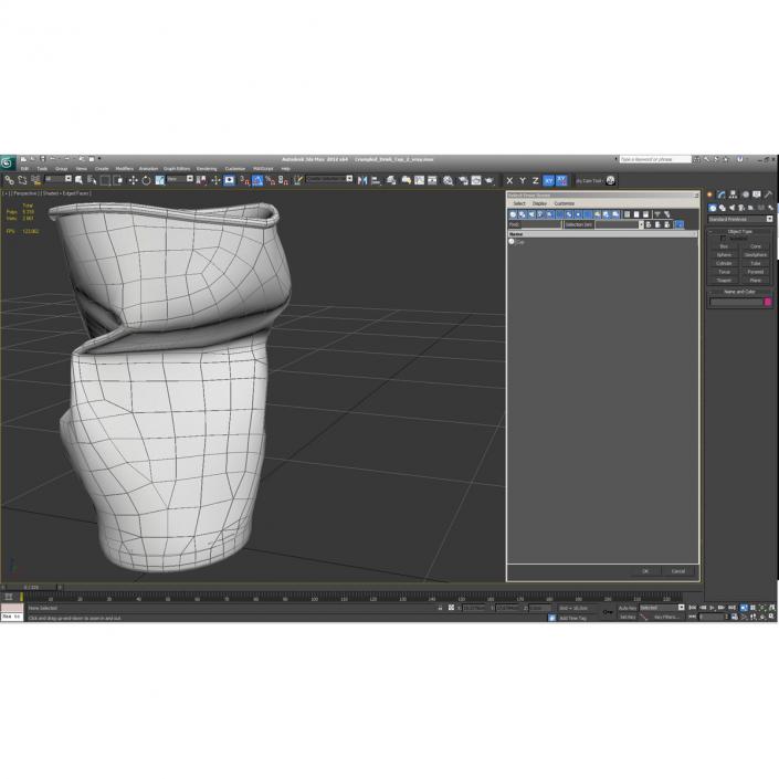 3D model Crumpled Drink Cup 2