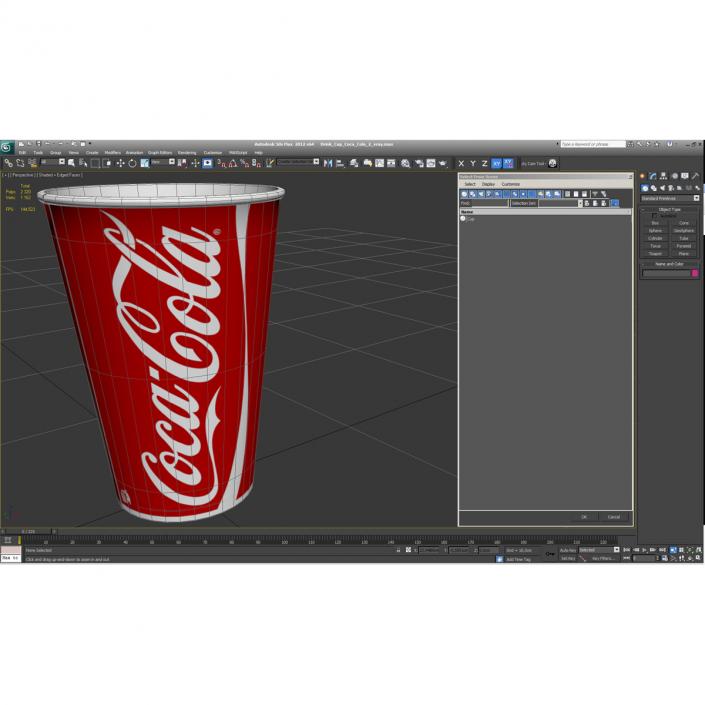 3D Drink Cup Coca Cola 2