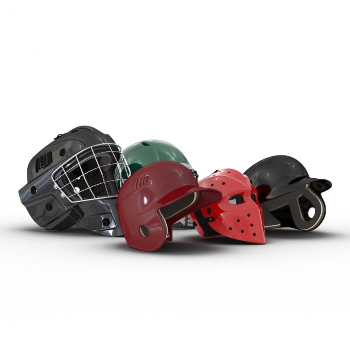 3D Sport Helmets Collection 2