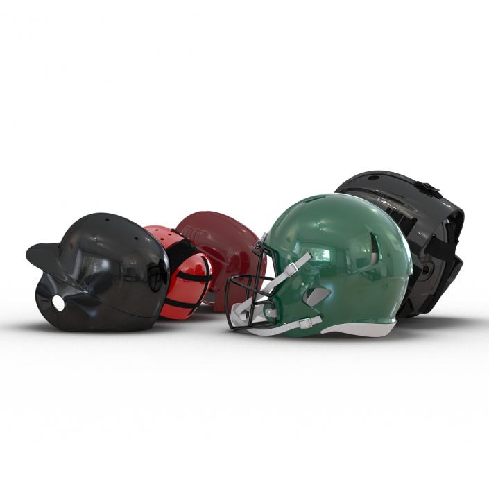 3D Sport Helmets Collection 2