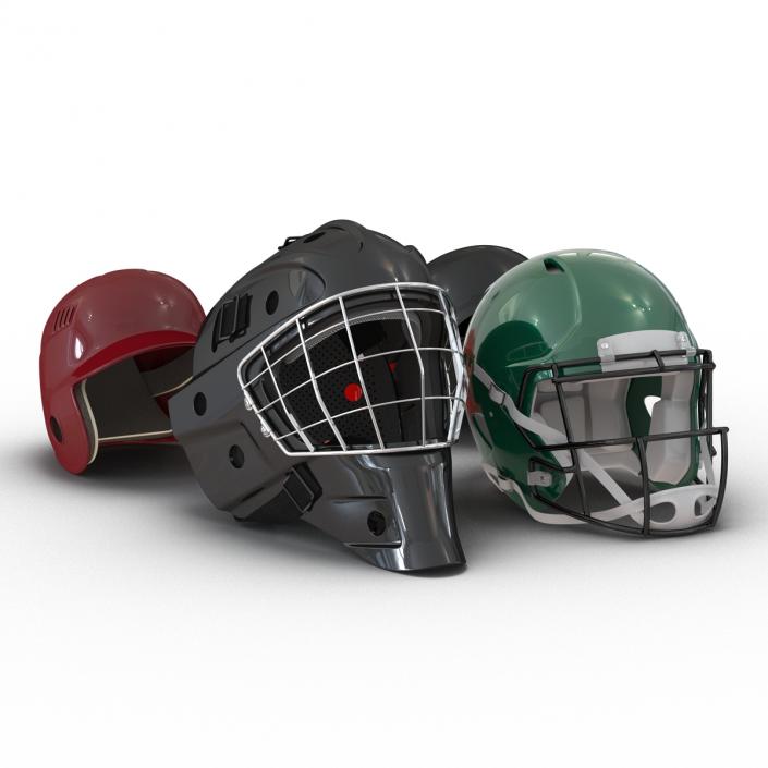 3D Sport Helmets Collection 2