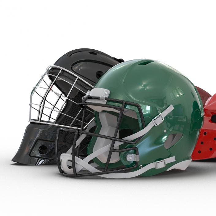 3D Sport Helmets Collection 2