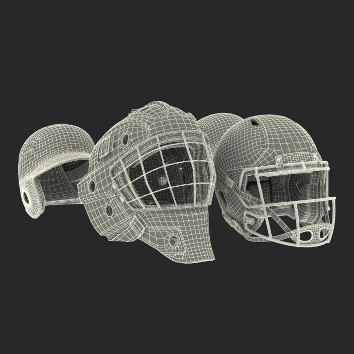 3D Sport Helmets Collection 2