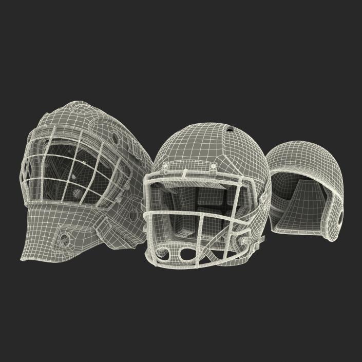 3D Sport Helmets Collection 2