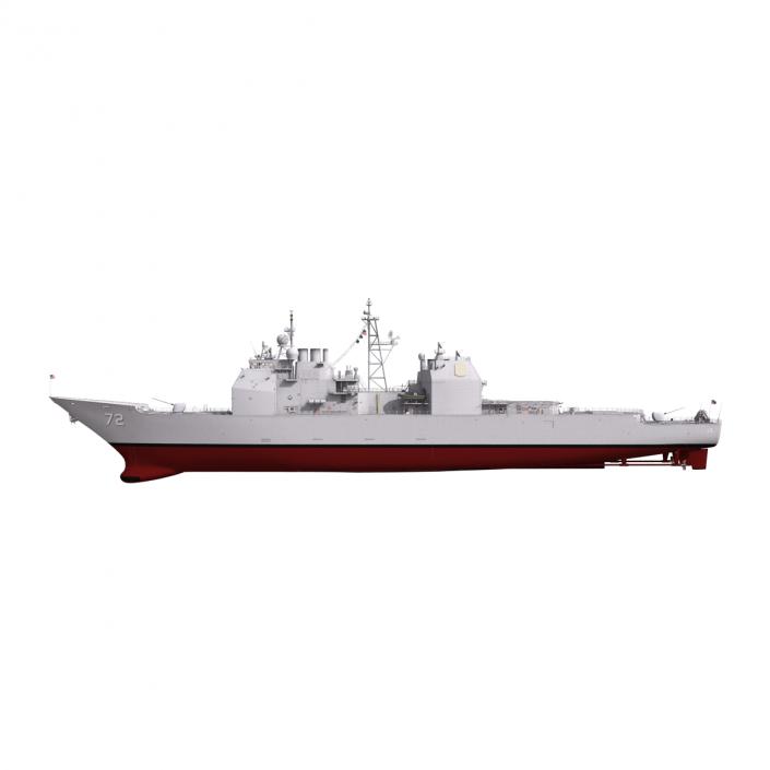 Ticonderoga Class Cruiser Vella Gulf CG-72 3D