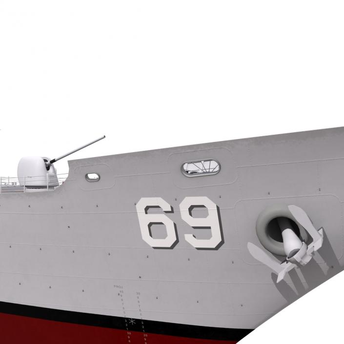 3D Ticonderoga Class Cruiser Vicksburg CG-69