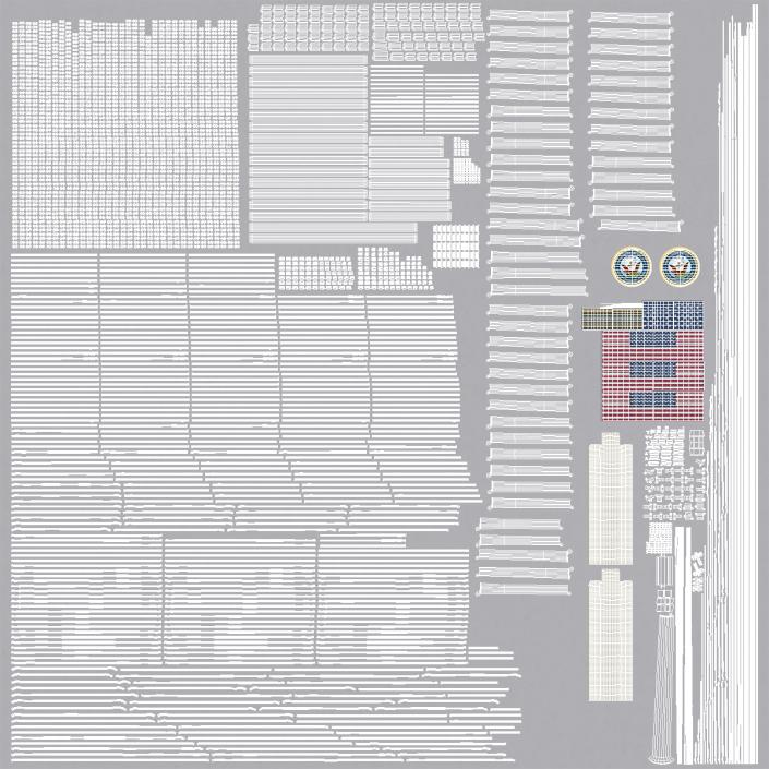 3D Ticonderoga Class Cruiser Vicksburg CG-69