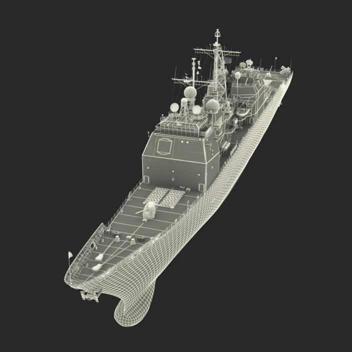 3D Ticonderoga Class Cruiser Vicksburg CG-69