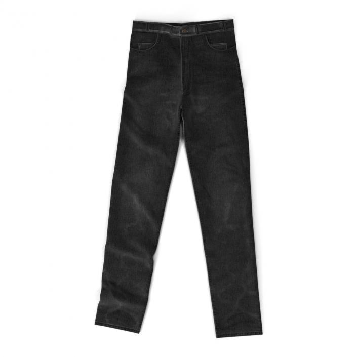 3D Jeans Black