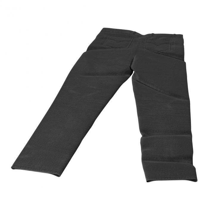 3D Jeans Black