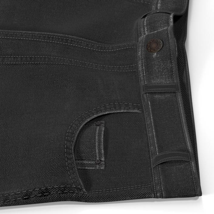 3D Jeans Black