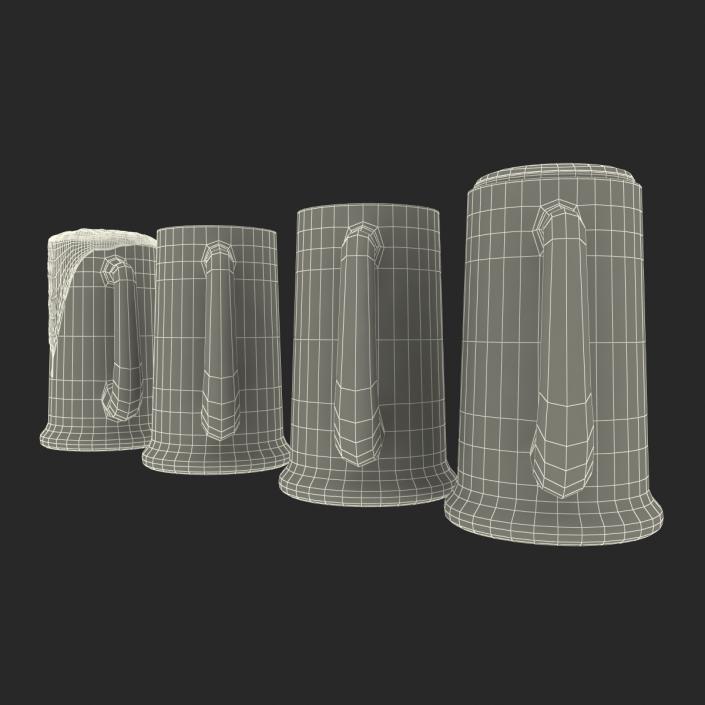 3D model Beer Mugs Collection