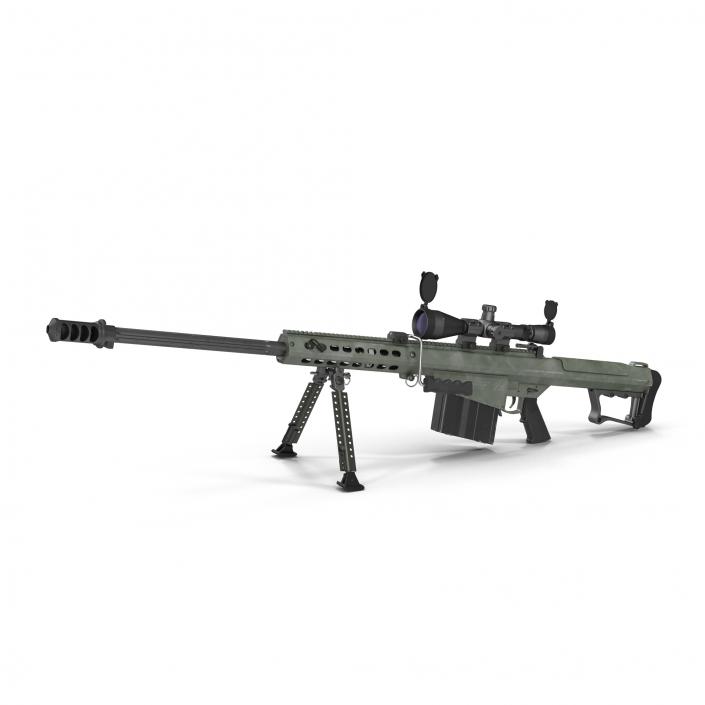 Barrett M107 3D