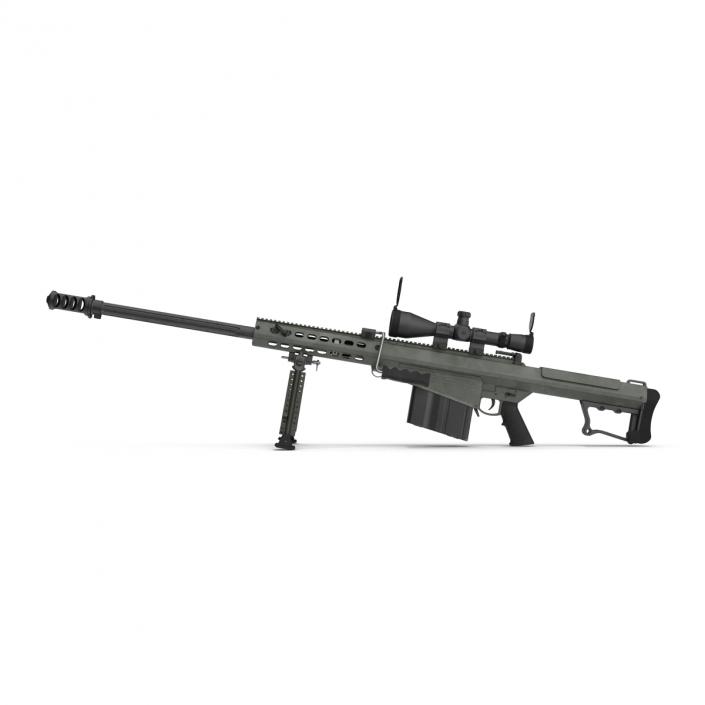 Barrett M107 3D