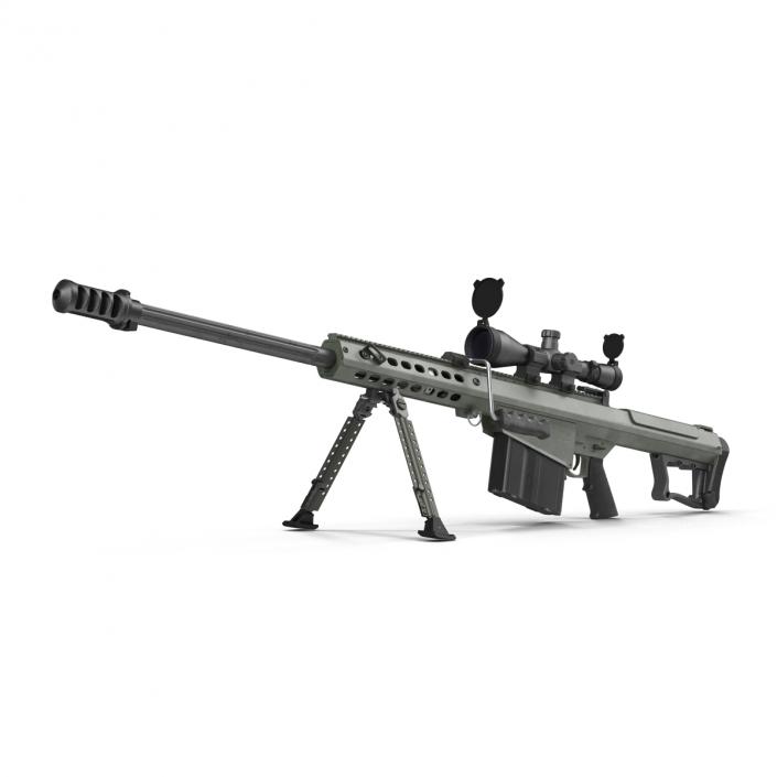 Barrett M107 3D