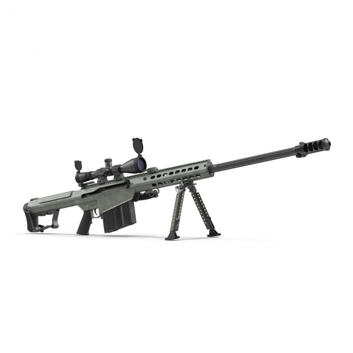 Barrett M107 3D