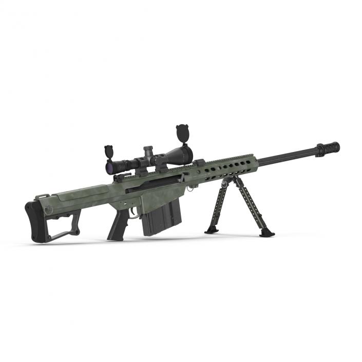 Barrett M107 3D