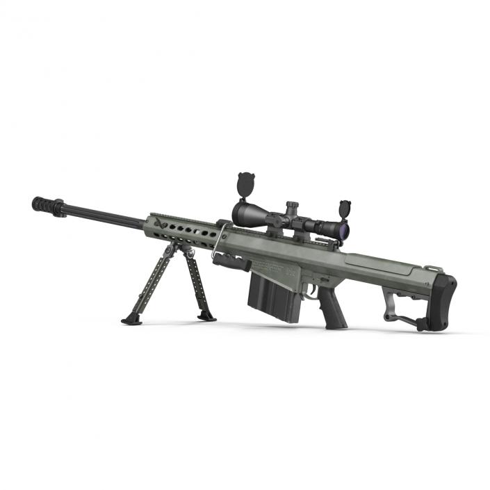 Barrett M107 3D