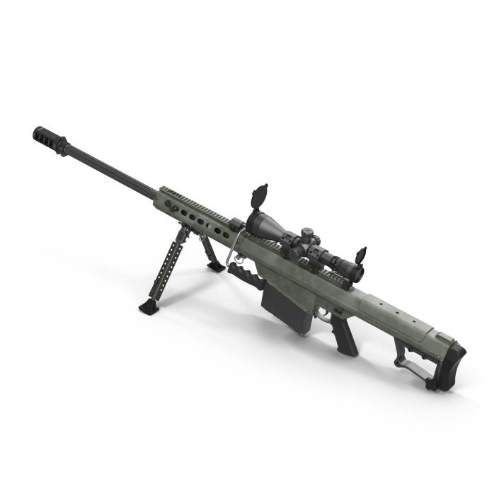 Barrett M107 3D