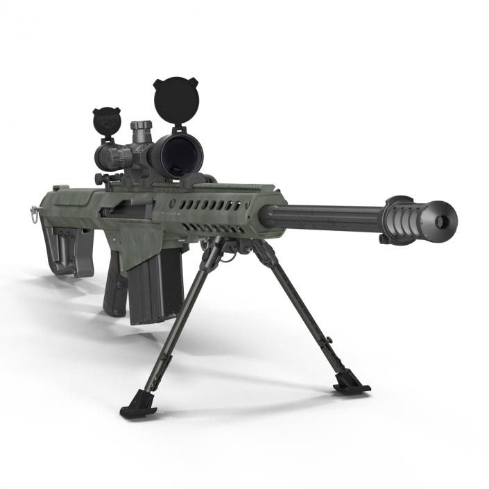 Barrett M107 3D