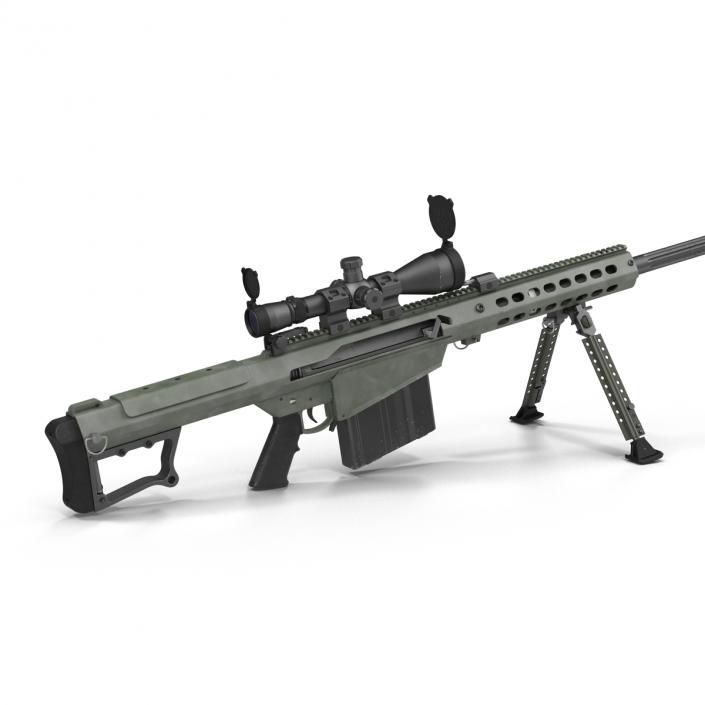 Barrett M107 3D