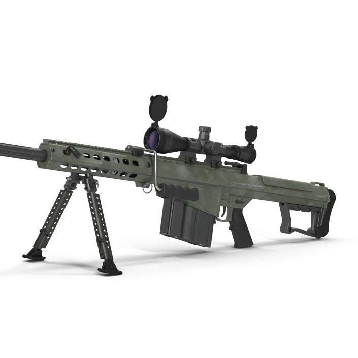 Barrett M107 3D