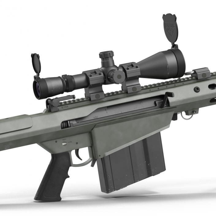 Barrett M107 3D