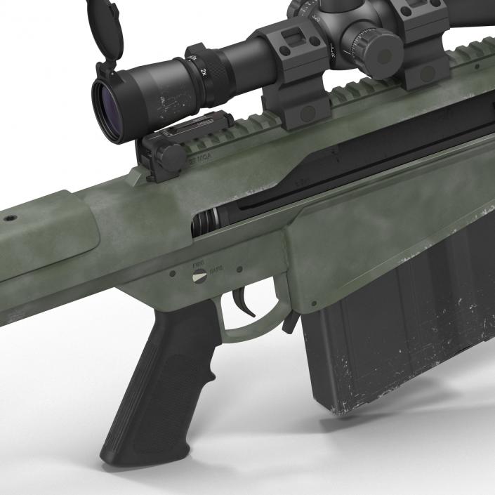 Barrett M107 3D