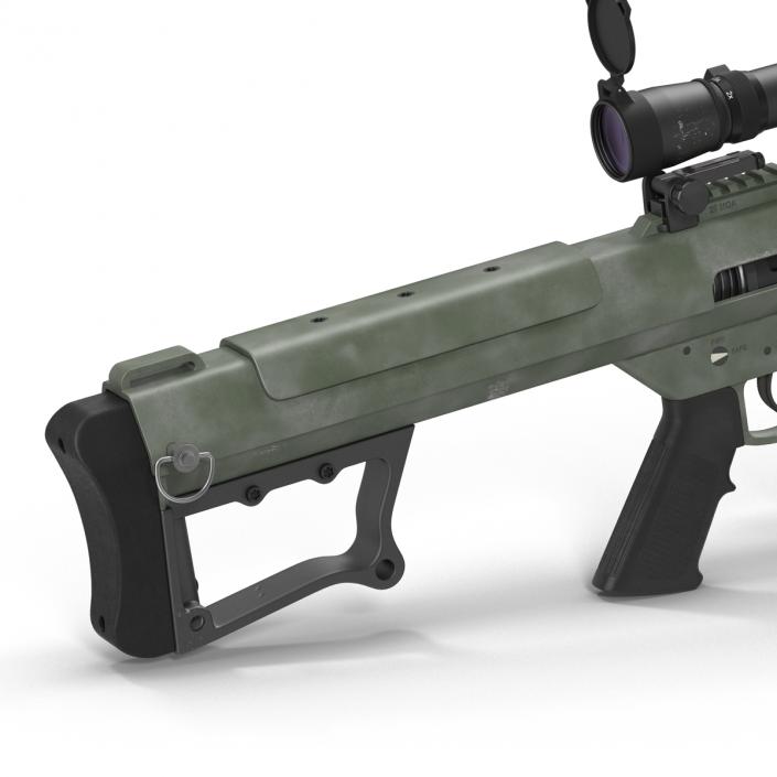 Barrett M107 3D