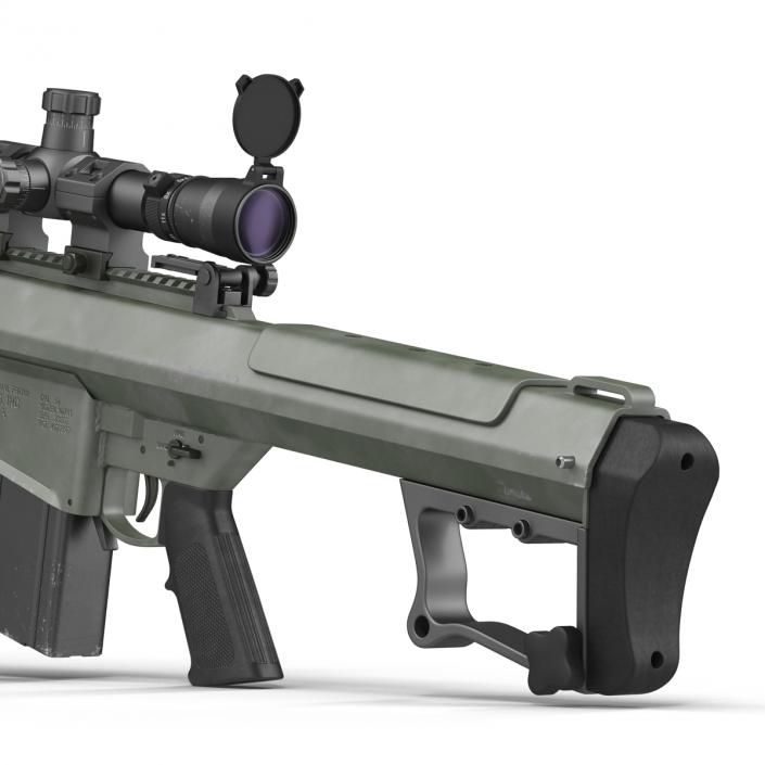 Barrett M107 3D