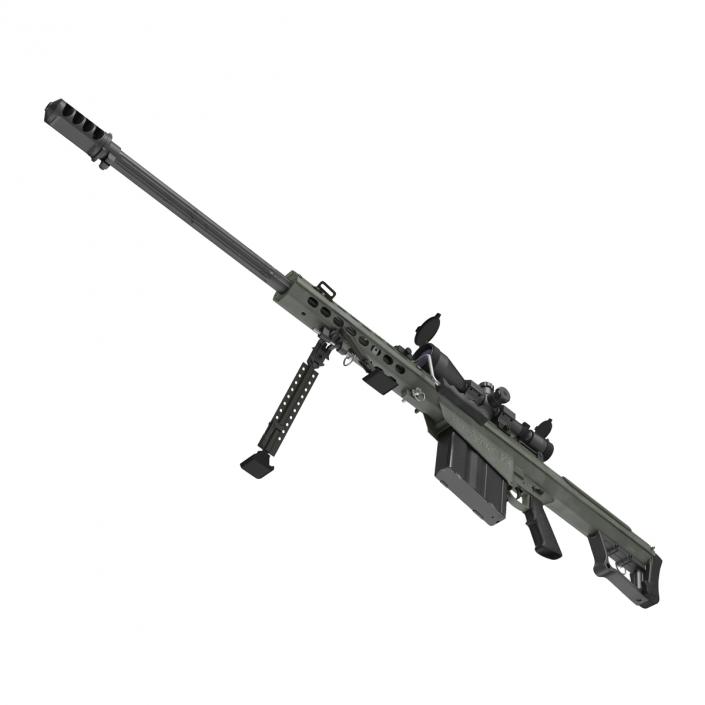 Barrett M107 3D