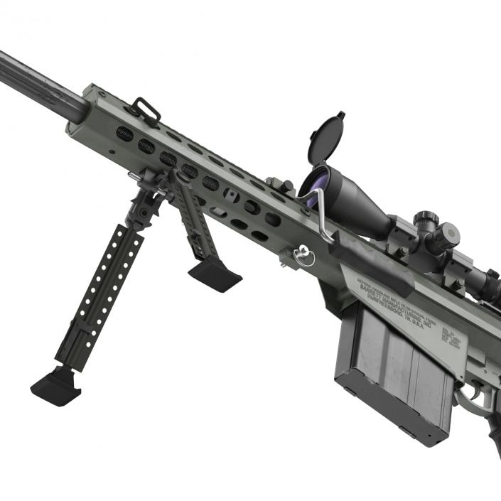 Barrett M107 3D